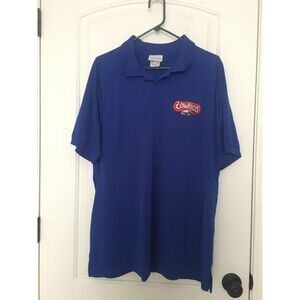 Wearguard Adult Unisex Polo Shirt "Edwards Since 1950" Work Size 1XL Blue